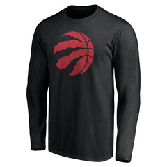 Black Toronto Raptors Playmaker Personalized Name & Number Long Sleeve T-Shirt | NBA