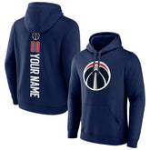 Navy Washington Wizards Playmaker Personalized Name & Number Pullover Hoodie | NBA