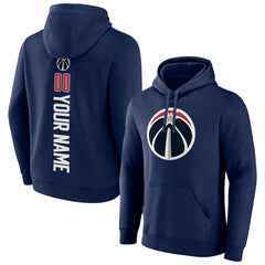 Navy Washington Wizards Playmaker Personalized Name & Number Pullover Hoodie | NBA