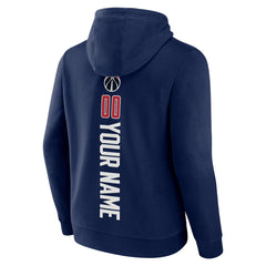 Navy Washington Wizards Playmaker Personalized Name & Number Pullover Hoodie | NBA