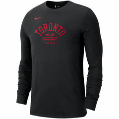 Black Toronto Raptors 75th Anniversary Courtside Element Long Sleeve T-Shirt | NBA