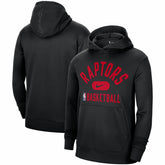 Black Toronto Raptors 2021-2022 Spotlight On Court Performance Practice Pullover Hoodie | NBA
