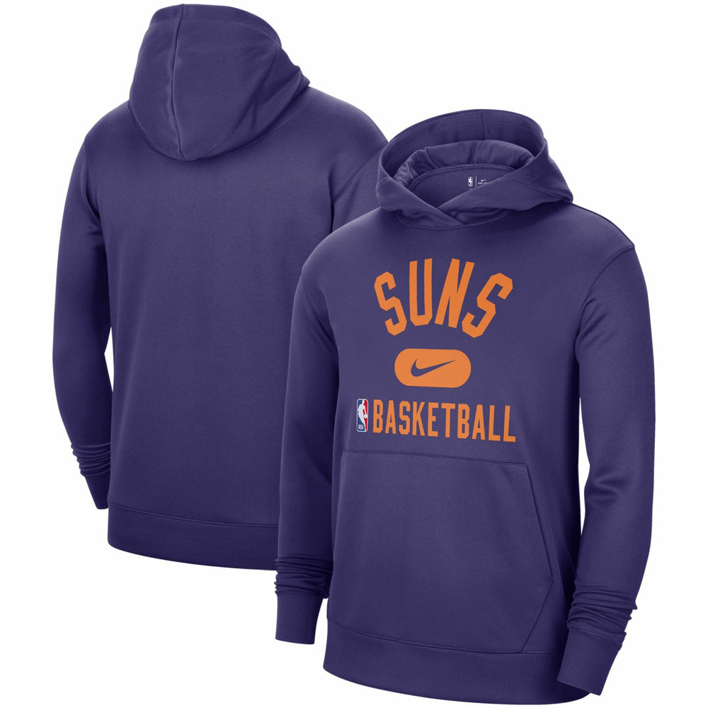 Purple Phoenix Suns 2021-2022 Spotlight On Court Performance Practice Pullover Hoodie | NBA