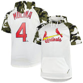 Yadier Molina St. Louis Cardinals Player Big & Tall Raglan Hoodie T-Shirt - MLB Hoodies