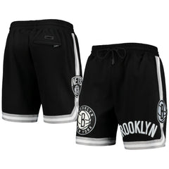 Black Brooklyn Nets Pro Standard Chenille Shorts | NBA
