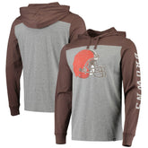 Cleveland Browns '47 Franklin Wooster Long Sleeve Hoodie T-Shirt | NFL New