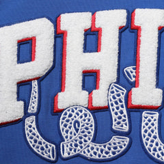 Royal Philadelphia 76ers Pro Standard Chenille Team T-Shirt sale | NBA