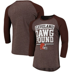 Cleveland Browns Pastime Raglan 3/4-Sleeve T-Shirt | NFL Hot