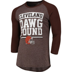 Cleveland Browns Pastime Raglan 3/4-Sleeve T-Shirt | NFL Hot