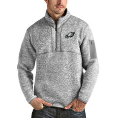 Philadelphia Eagles Antigua Team Logo Fortune Quarter-Zip Pullover Jacket | NFL Near me