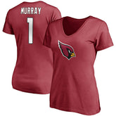 Arizona Cardinals Kyler Murray Women's Player Icon Name & Number V-Neck T-Shirt | NFL Sale