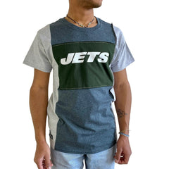 New York Jets Refried Apparel Sustainable Split T-Shirt | NFL Hot