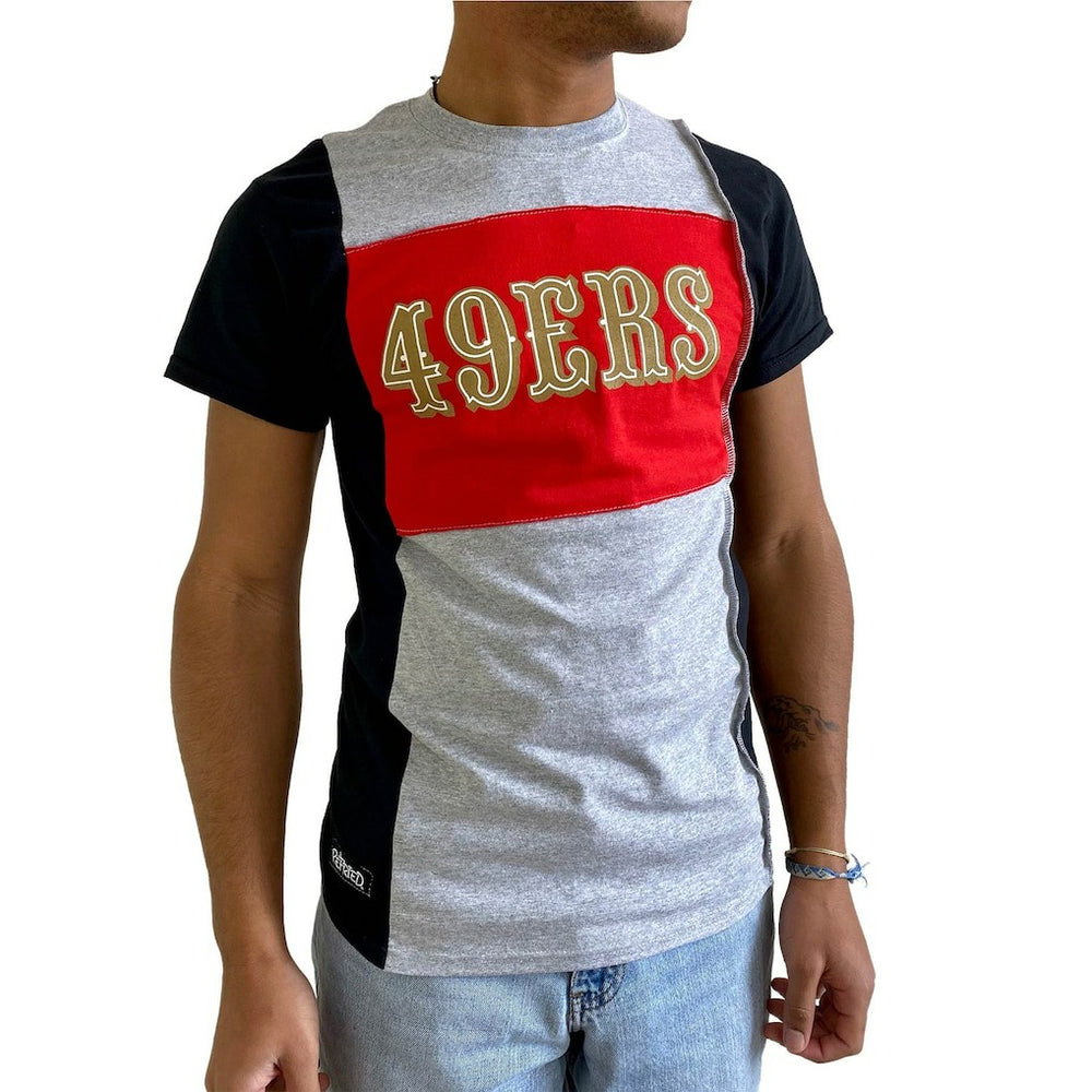 San Francisco 49ers Refried Apparel Sustainable Split T-Shirt | NFL Discount