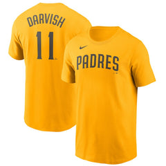 Yu Darvish San Diego Padres Nike Name & Number T-Shirt - MLB T-shirts