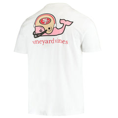 San Francisco 49ers Vineyard Vines Big & Tall Helmet T-Shirt | NFL New