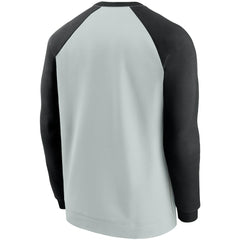 Las Vegas Raiders Historic Raglan Crew Performance Sweater | NFL On sale