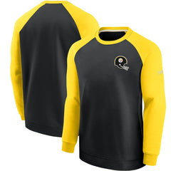 Pittsburgh Steelers Historic Raglan Crew Performance Sweater | NFL New