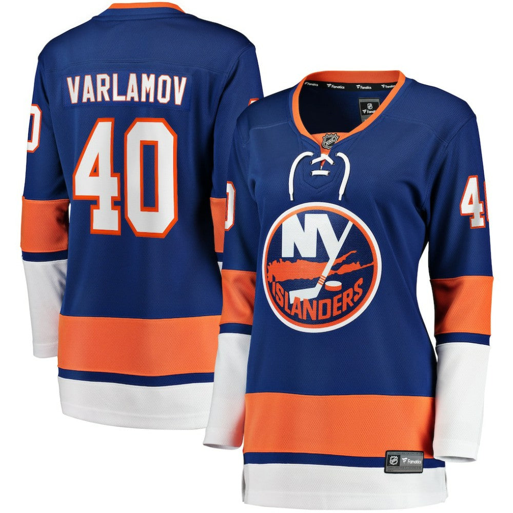 Semyon Varlamov New York Islanders Fanatics Women's Home Breakaway Jersey - NHL Jerseys