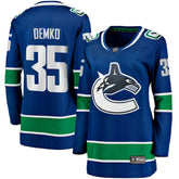 Thatcher Demko Vancouver Canucks Fanatics Women's Home Breakaway Jersey - NHL Jerseys