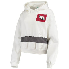 Arizona Cardinals Refried Apparel Women's Sustainable Crop Dolman Pullover Hoodie | NFL Discount