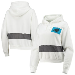Carolina Panthers Refried Apparel Women's Sustainable Crop Dolman Pullover Hoodie | NFL On sale
