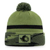 Ottawa Senators Fanatics Military Appreciation Cuffed Knit Hat with Pom - NHL Hats