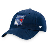 New York Rangers Fanatics Core Primary Logo Adjustable Hat - NHL Hats