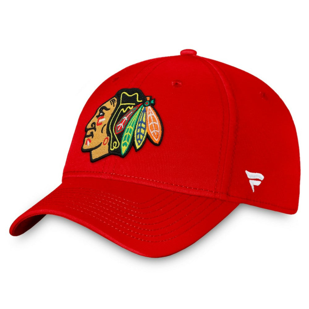 Chicago Blackhawks Fanatics Core Primary Logo Flex Hat - NHL Hats