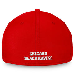Chicago Blackhawks Fanatics Core Primary Logo Flex Hat - NHL Hats