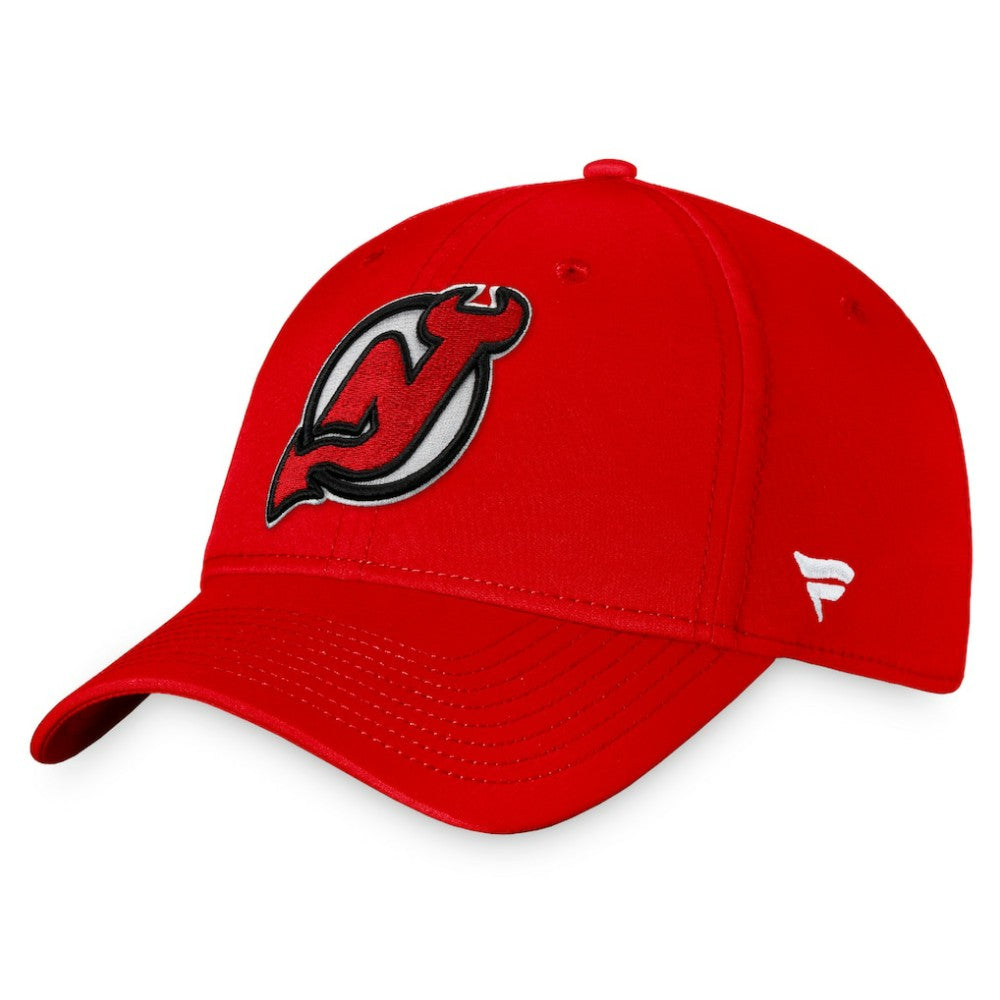 New Jersey Devils Fanatics Core Primary Logo Flex Hat - NHL Jerseys