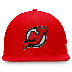 New Jersey Devils Fanatics Primary Logo Snapback Hat - NHL Jerseys