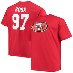 San Francisco 49ers Nick Bosa Big & Tall Player Name & Number T-Shirt | NFL On sale