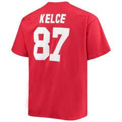 Kansas City Chiefs Travis Kelce Big & Tall Player Name & Number T-Shirt | NFL Online