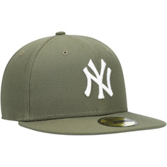 New York Yankees New Era White Logo 59FIFTY Fitted Hat - MLB Hats