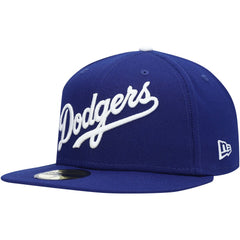 Los Angeles Dodgers New Era White Logo 59FIFTY Fitted Hat - MLB Hats