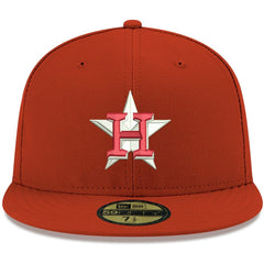 Houston Astros New Era White Logo 59FIFTY Fitted Hat - MLB Hats