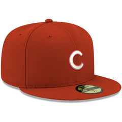Chicago Cubs New Era White Logo 59FIFTY Fitted Hat - MLB Hats