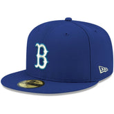 Boston Red Sox New Era White Logo 59FIFTY Fitted Hat - MLB Hats