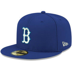 Boston Red Sox New Era White Logo 59FIFTY Fitted Hat - MLB Hats