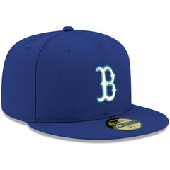 Boston Red Sox New Era White Logo 59FIFTY Fitted Hat - MLB Hats