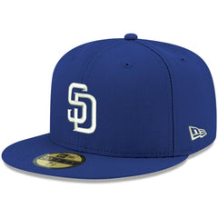 San Diego Padres New Era White Logo 59FIFTY Fitted Hat - MLB Hats