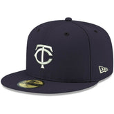 Minnesota Twins New Era White Logo 59FIFTY Fitted Hat - MLB Hats
