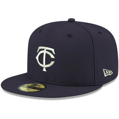 Minnesota Twins New Era White Logo 59FIFTY Fitted Hat - MLB Hats