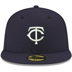 Minnesota Twins New Era White Logo 59FIFTY Fitted Hat - MLB Hats