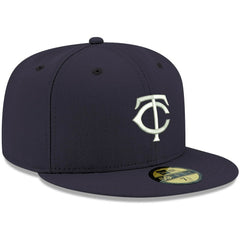 Minnesota Twins New Era White Logo 59FIFTY Fitted Hat - MLB Hats