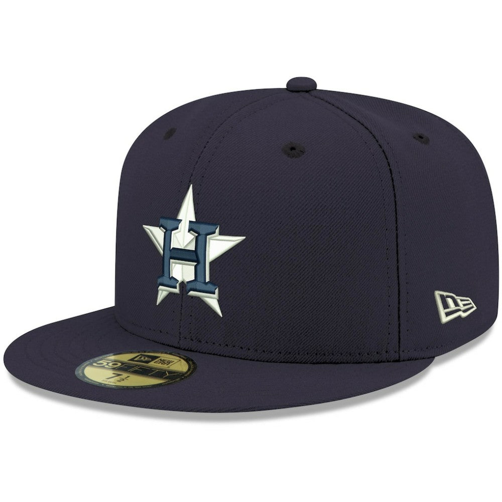 Houston Astros New Era White Logo 59FIFTY Fitted Hat - MLB Hats