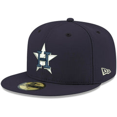Houston Astros New Era White Logo 59FIFTY Fitted Hat - MLB Hats