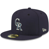 Colorado Rockies New Era White Logo 59FIFTY Fitted Hat - MLB Hats
