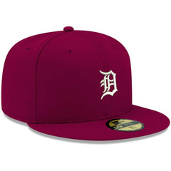 Detroit Tigers New Era White Logo 59FIFTY Fitted Hat - MLB Hats