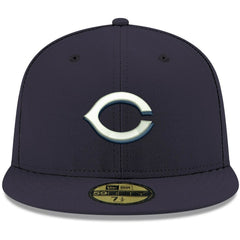 Cincinnati Reds New Era White Logo 59FIFTY Fitted Hat - MLB Hats